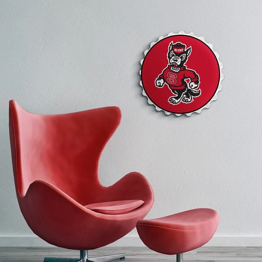 NC State Wolfpack: Mascot - Bottle Cap Wall Sign