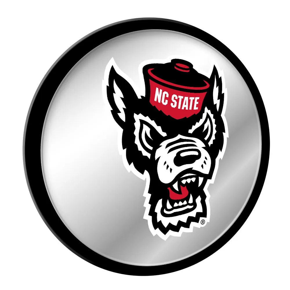 NC State Wolfpack: Mascot  - Modern Disc Mirrored Wall Sign