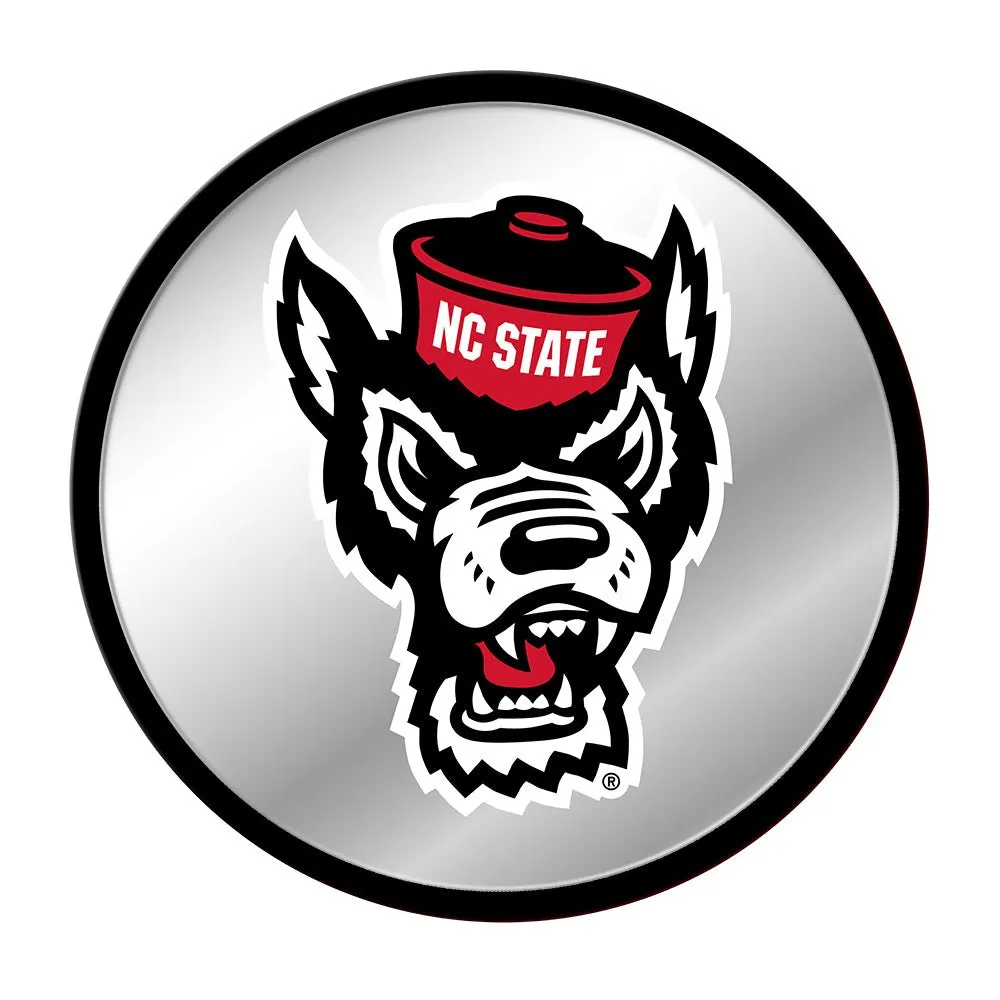 NC State Wolfpack: Mascot  - Modern Disc Mirrored Wall Sign