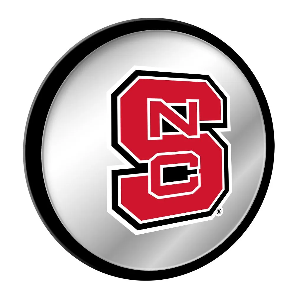 NC State Wolfpack: Modern Disc Mirrored Wall Sign