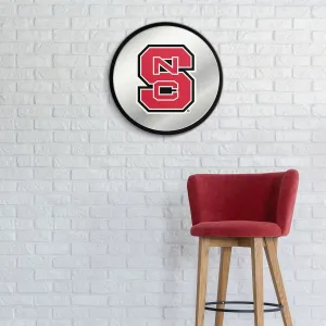 NC State Wolfpack: Modern Disc Mirrored Wall Sign