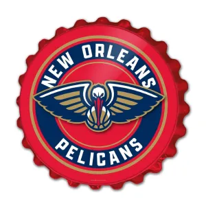 New Orleans Pelicans: Bottle Cap Wall Sign