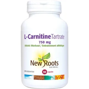 New Roots L-Carnitine Tartrate 750 mg (90 VCaps)