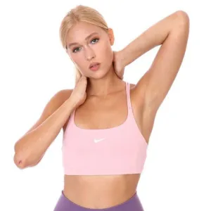 New with tags! Nike Training Indy light support strappy sports bra in pink, Sz M