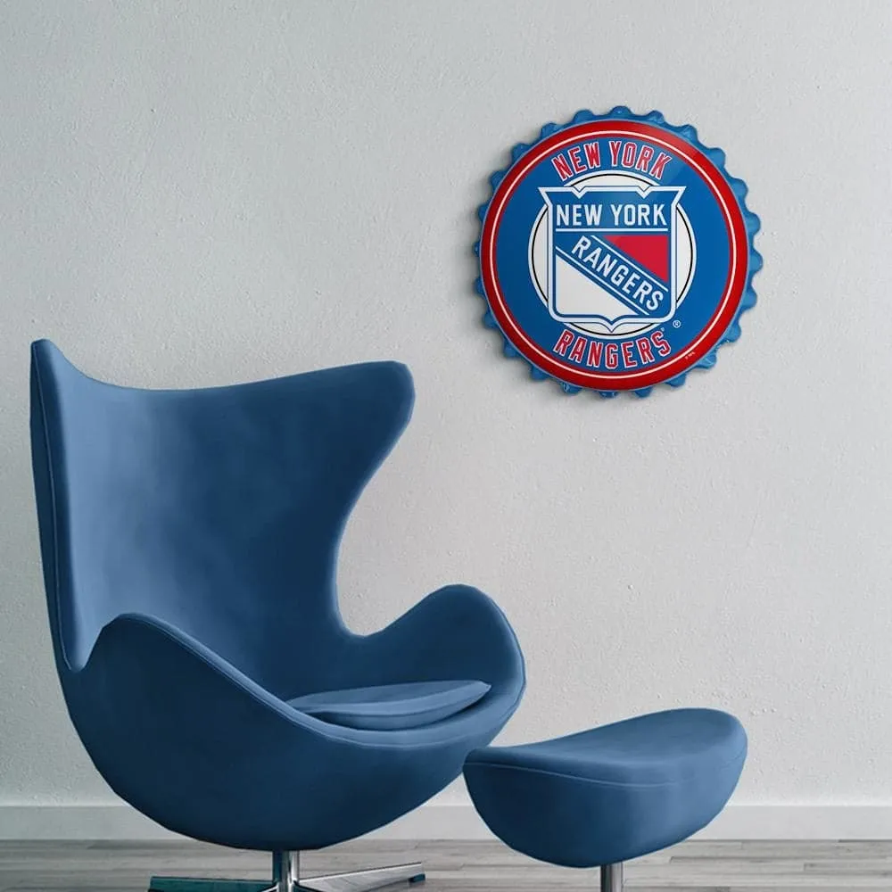 New York Rangers: Bottle Cap Wall Sign