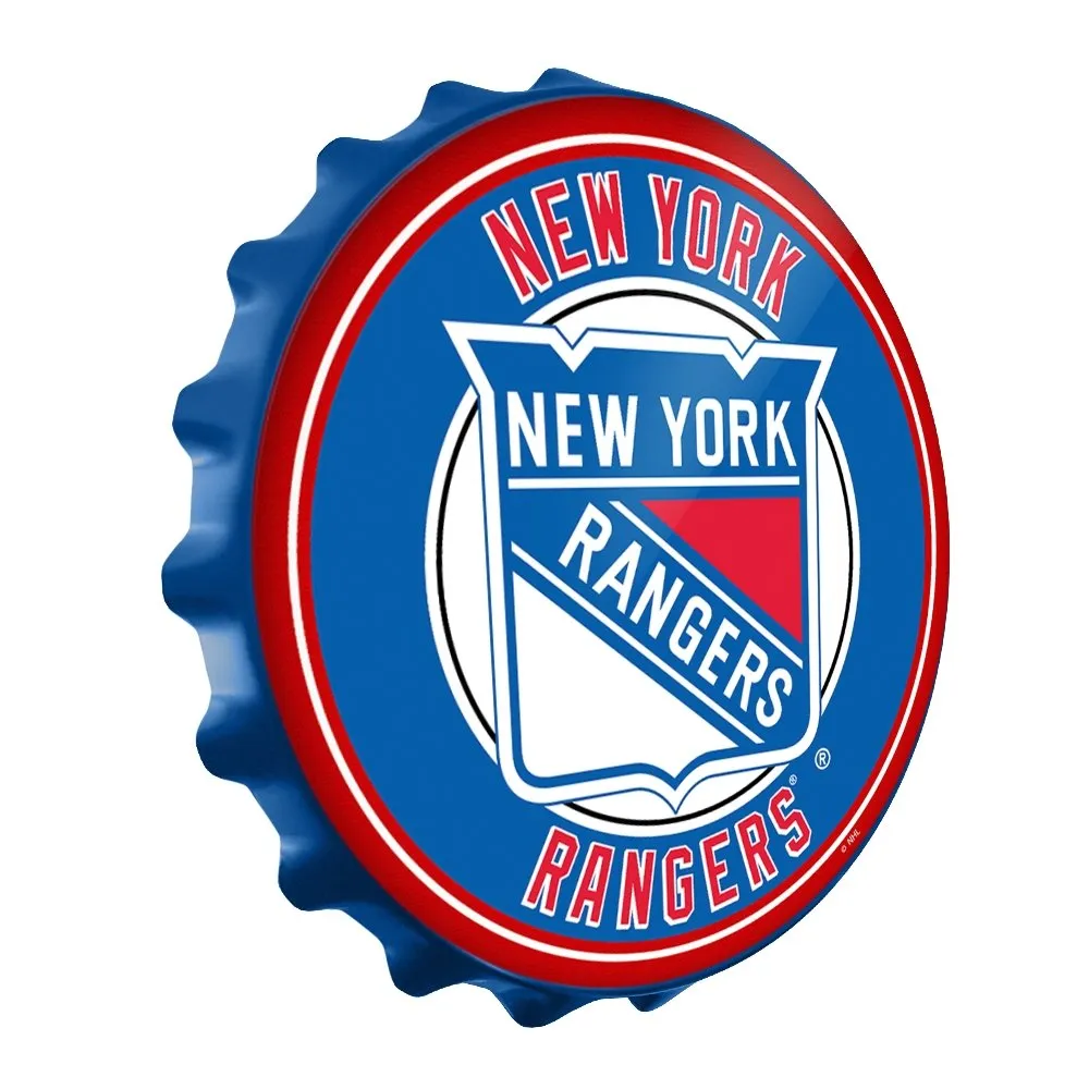 New York Rangers: Bottle Cap Wall Sign