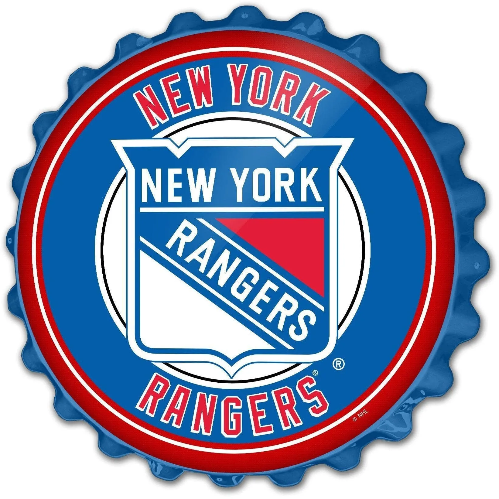 New York Rangers: Bottle Cap Wall Sign