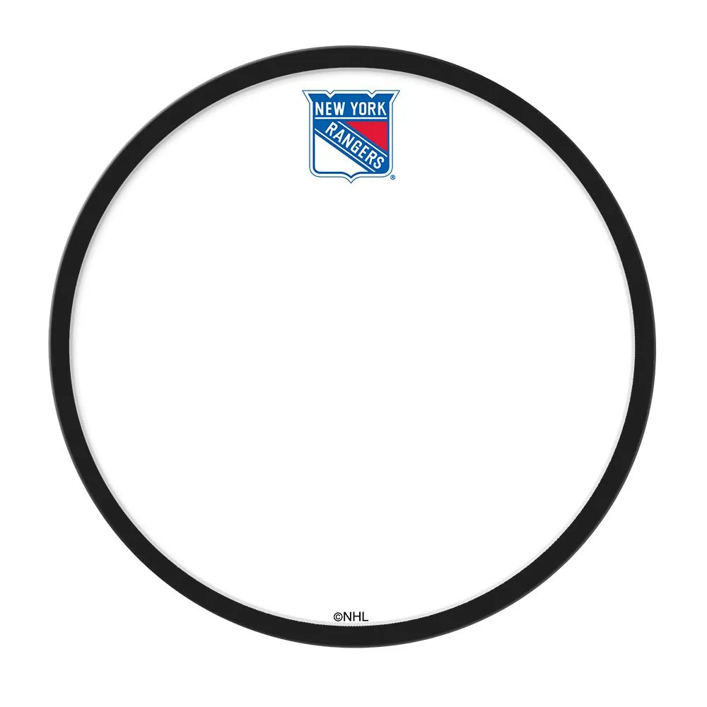 New York Rangers: Modern Disc Framed Dry Erase Board