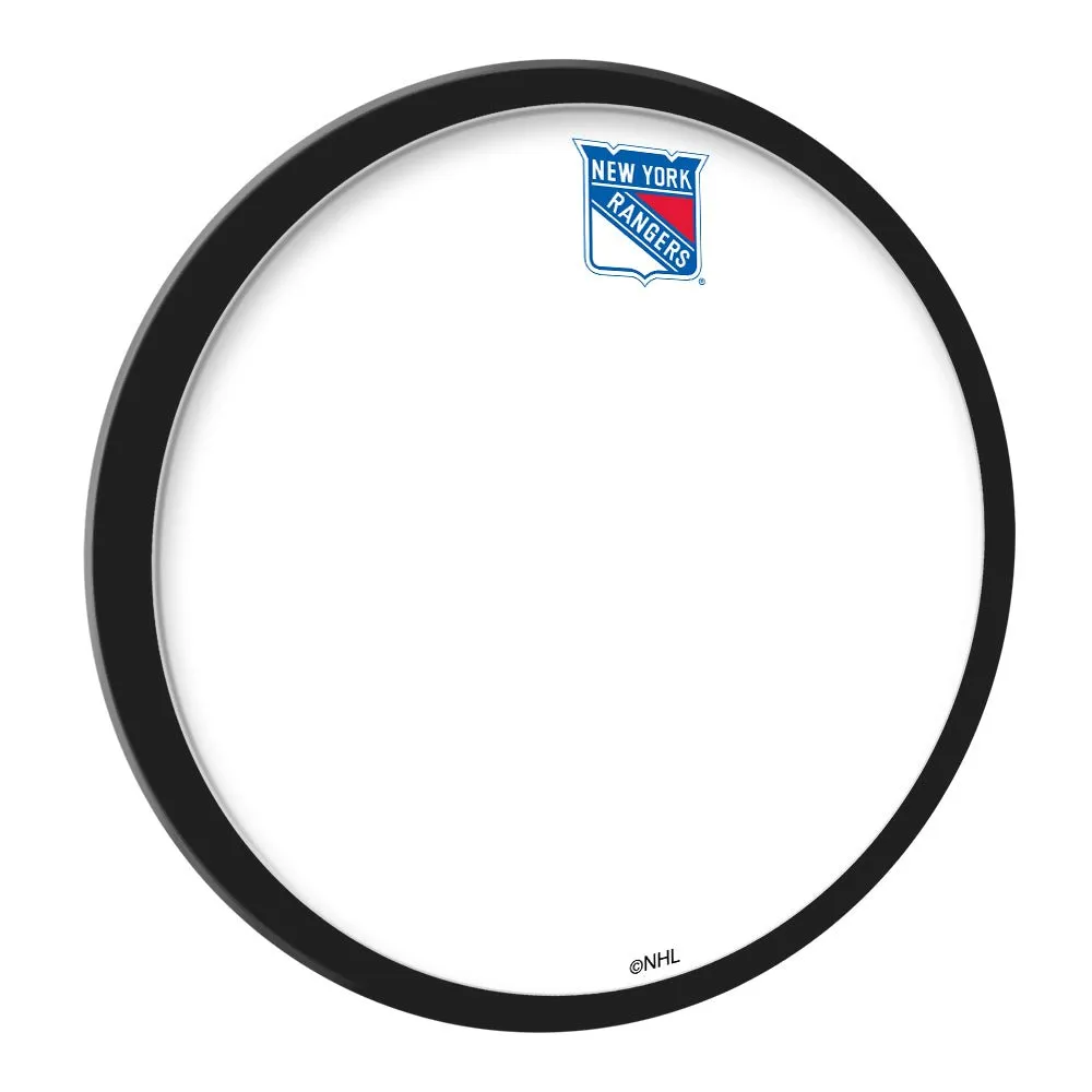 New York Rangers: Modern Disc Framed Dry Erase Board