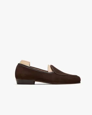 Ängby – Dark Brown Suede
