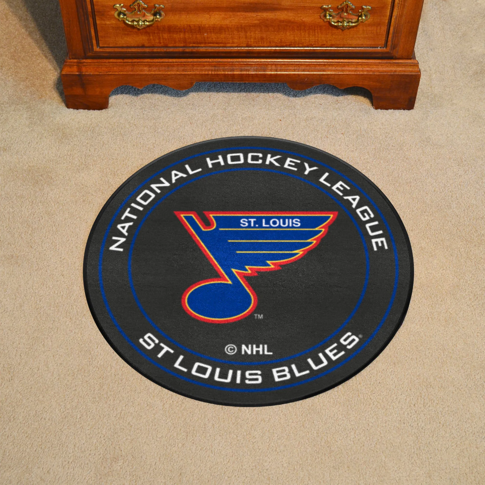 NHLV - St. Louis Blues Puck Mat