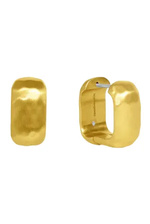 Nomad Square Huggie Hoops