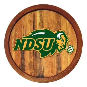 North Dakota State Bison: "Faux" Barrel Top Sign