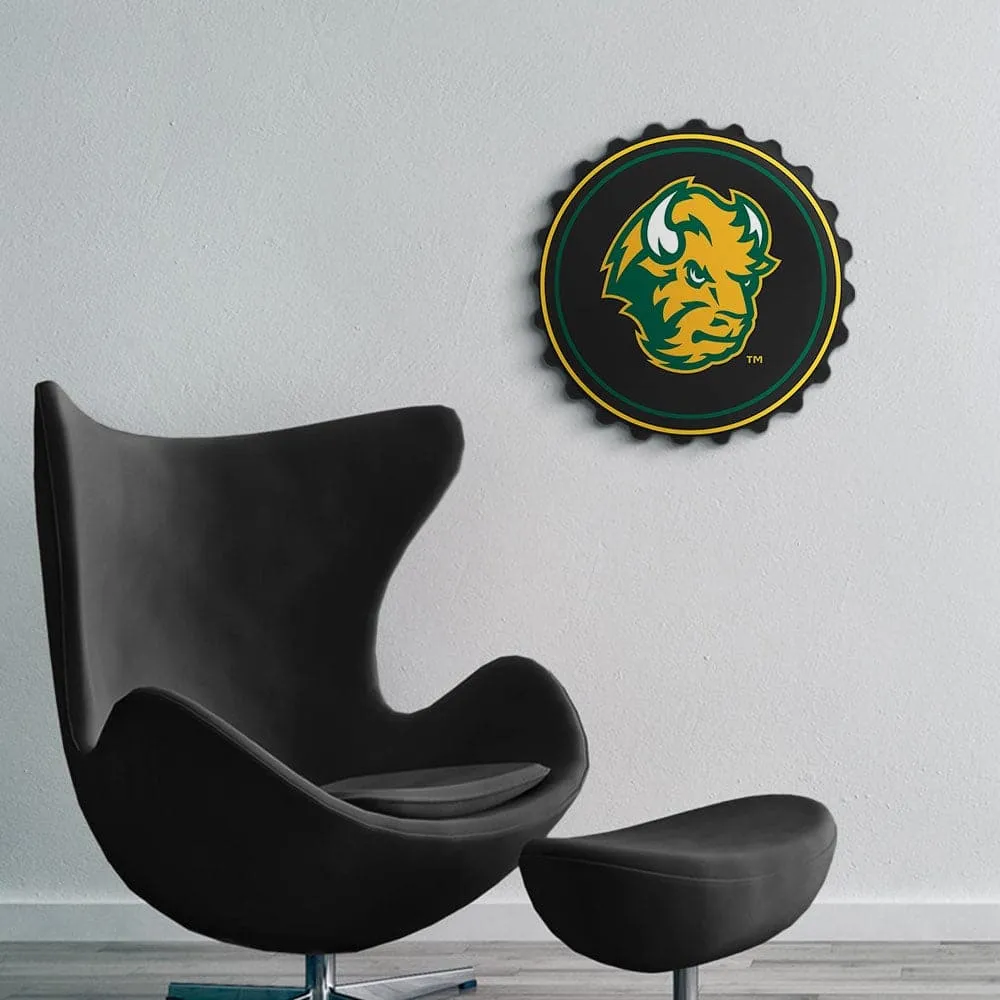 North Dakota State Bison: Thundar - Bottle Cap Wall Sign