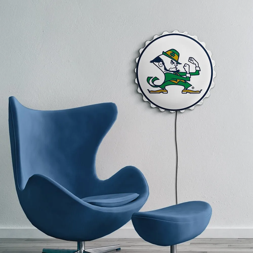 Notre Dame Fighting Irish: Leprechaun - Bottle Cap Wall Light