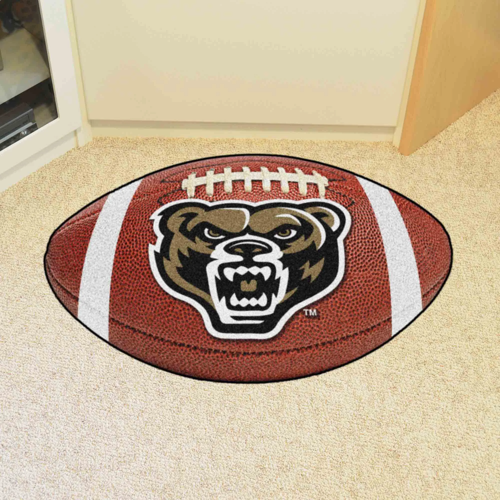 Oakland University Football Mat