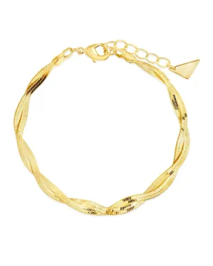 Oakley Braided Herringbone Chain Bracelet