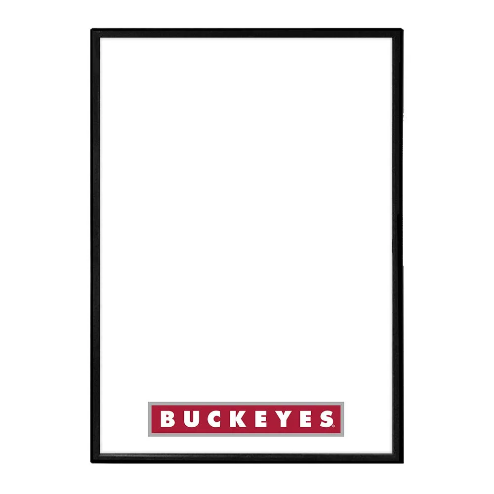 Ohio State Buckeyes: Framed Dry Erase Board
