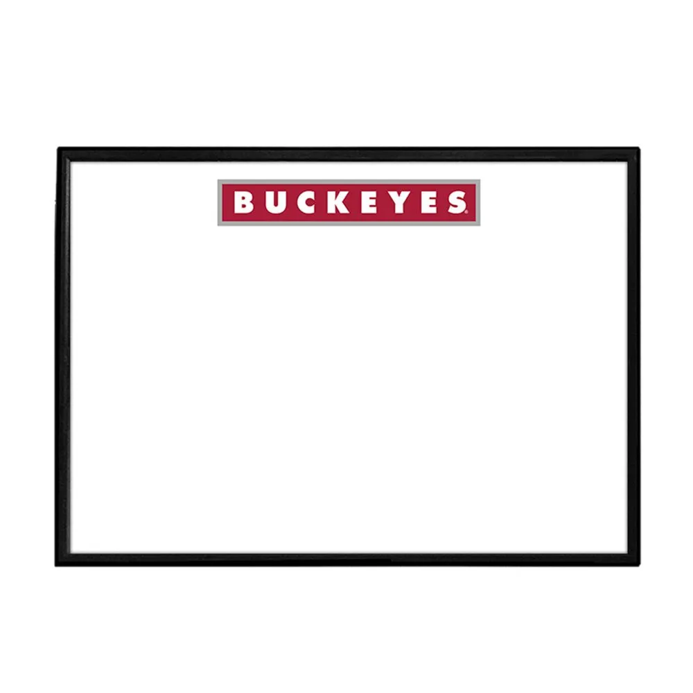 Ohio State Buckeyes: Framed Dry Erase Board