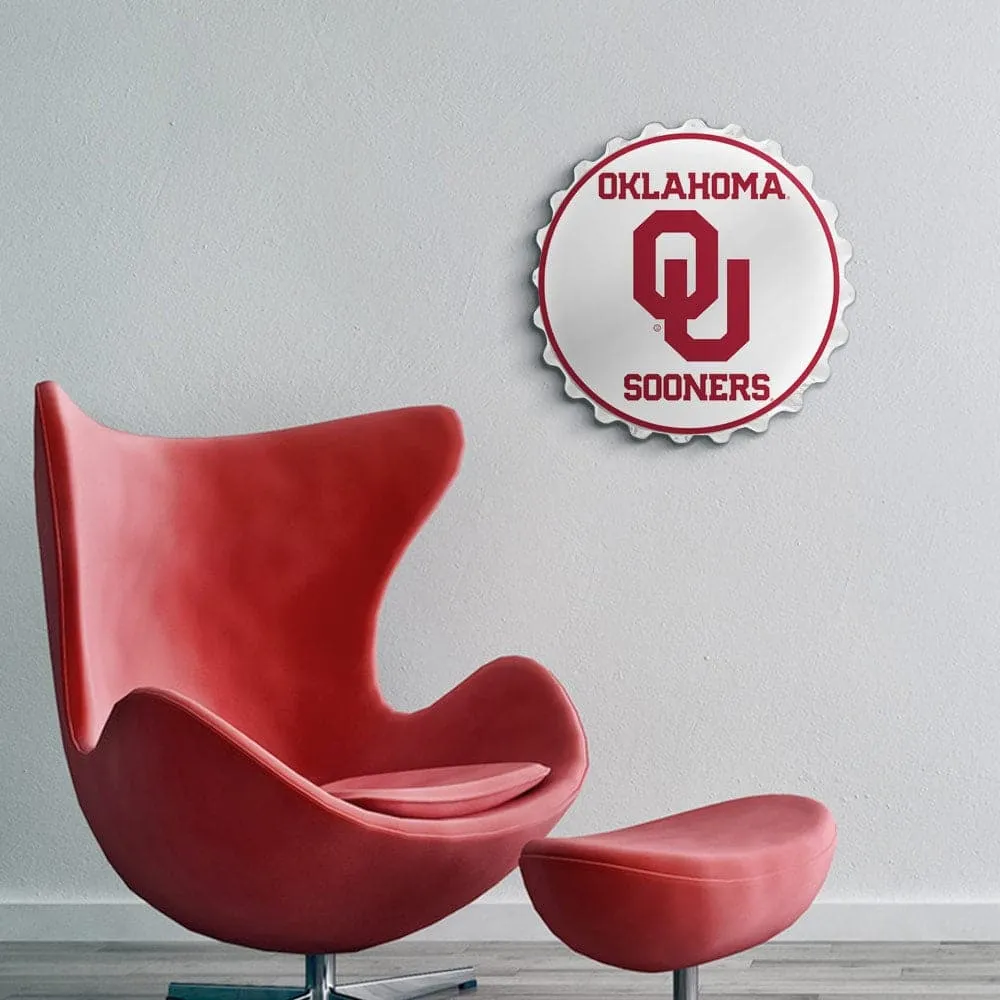 Oklahoma Sooners: Bottle Cap Wall Sign