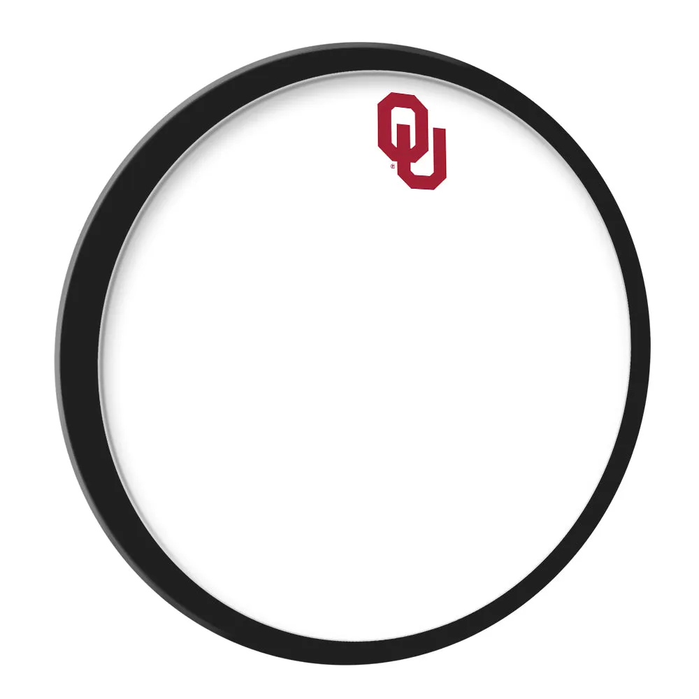 Oklahoma Sooners: Modern Disc Framed Dry Erase Board
