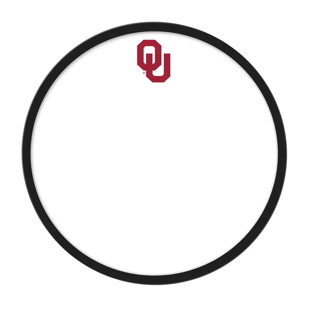 Oklahoma Sooners: Modern Disc Framed Dry Erase Board