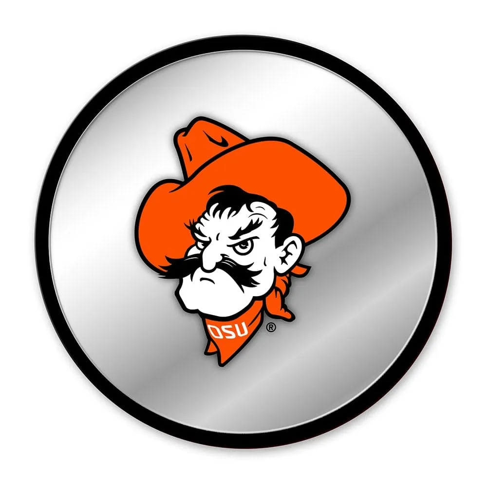Oklahoma State Cowboys: Mascot - Modern Disc Mirrored Wall Sign