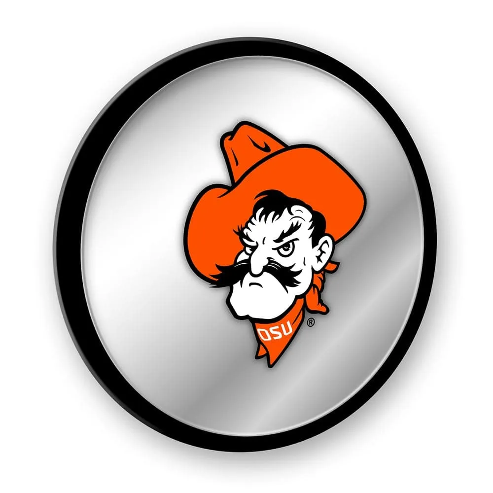 Oklahoma State Cowboys: Mascot - Modern Disc Mirrored Wall Sign