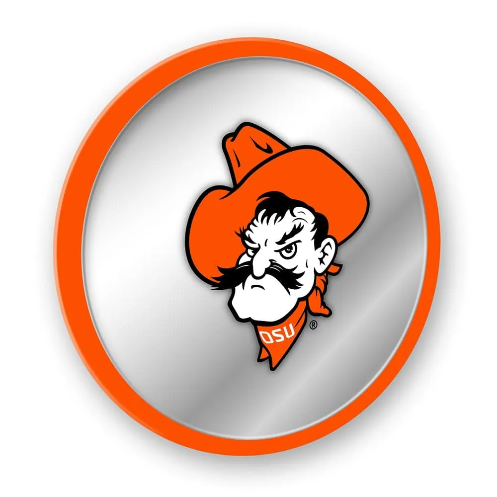 Oklahoma State Cowboys: Mascot - Modern Disc Mirrored Wall Sign