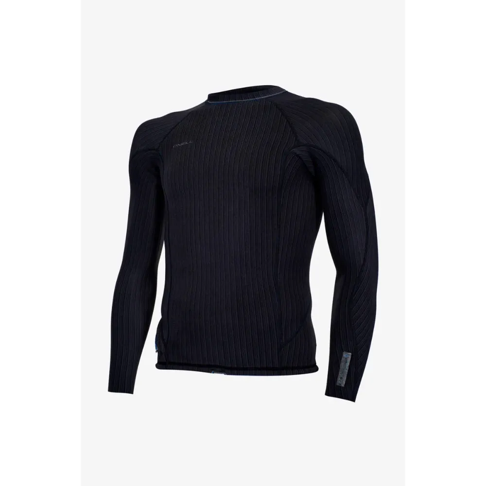 O'NEILL HYPERFREAK COMP-X 2MM L/S TOP BLACK