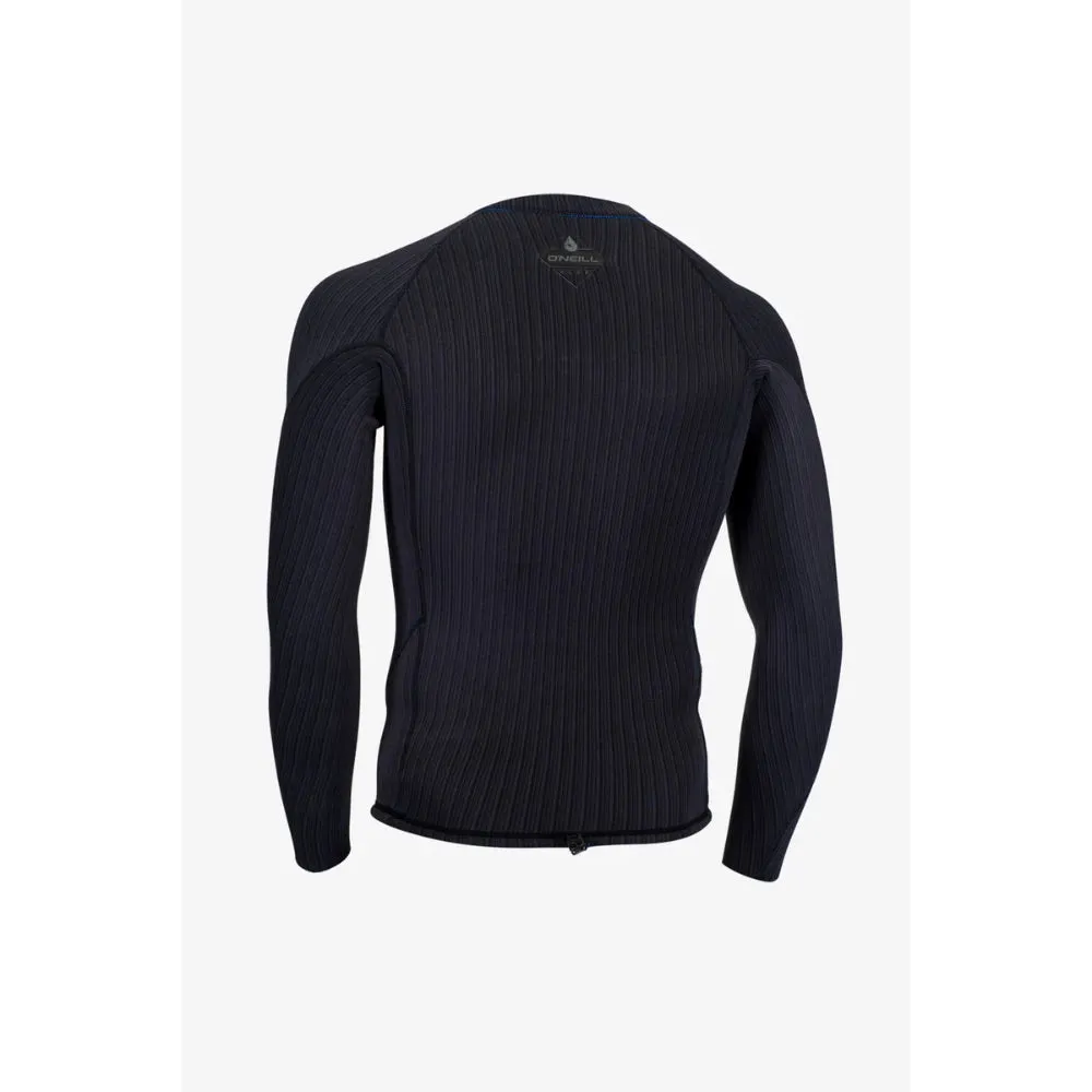 O'NEILL HYPERFREAK COMP-X 2MM L/S TOP BLACK