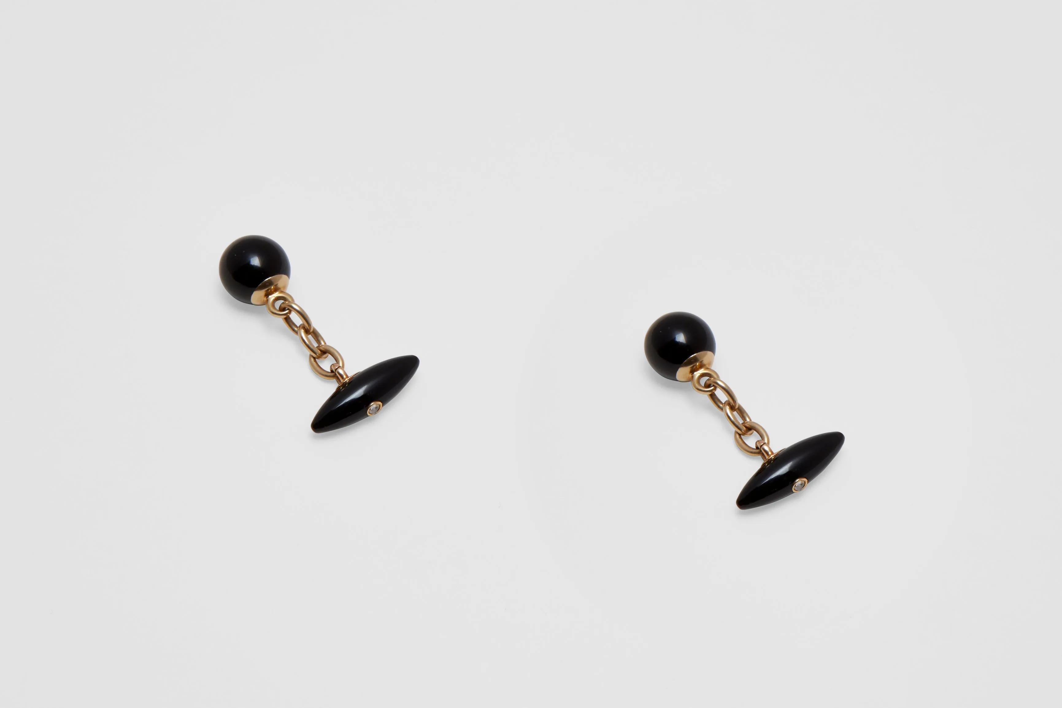 Onyx & Diamond Cufflinks