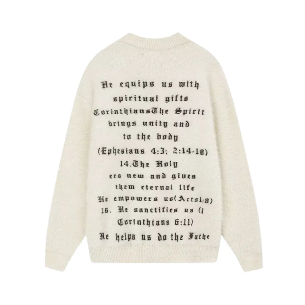 OOC' High Street Spider Loose Mink Knit Sweater