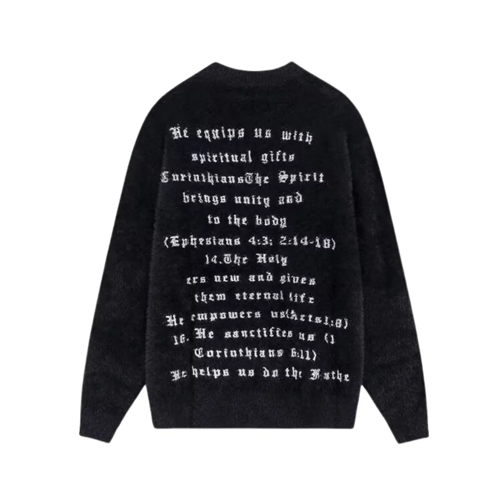 OOC' High Street Spider Loose Mink Knit Sweater