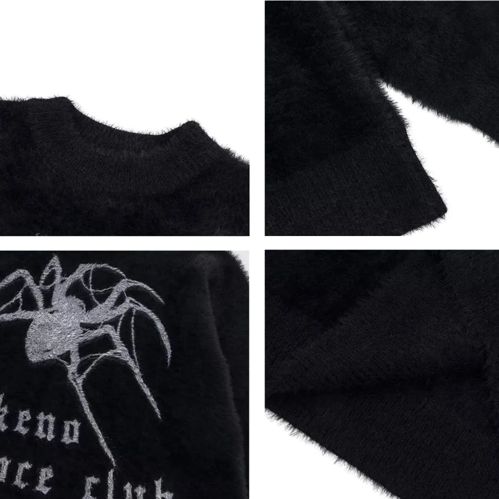 OOC' High Street Spider Loose Mink Knit Sweater