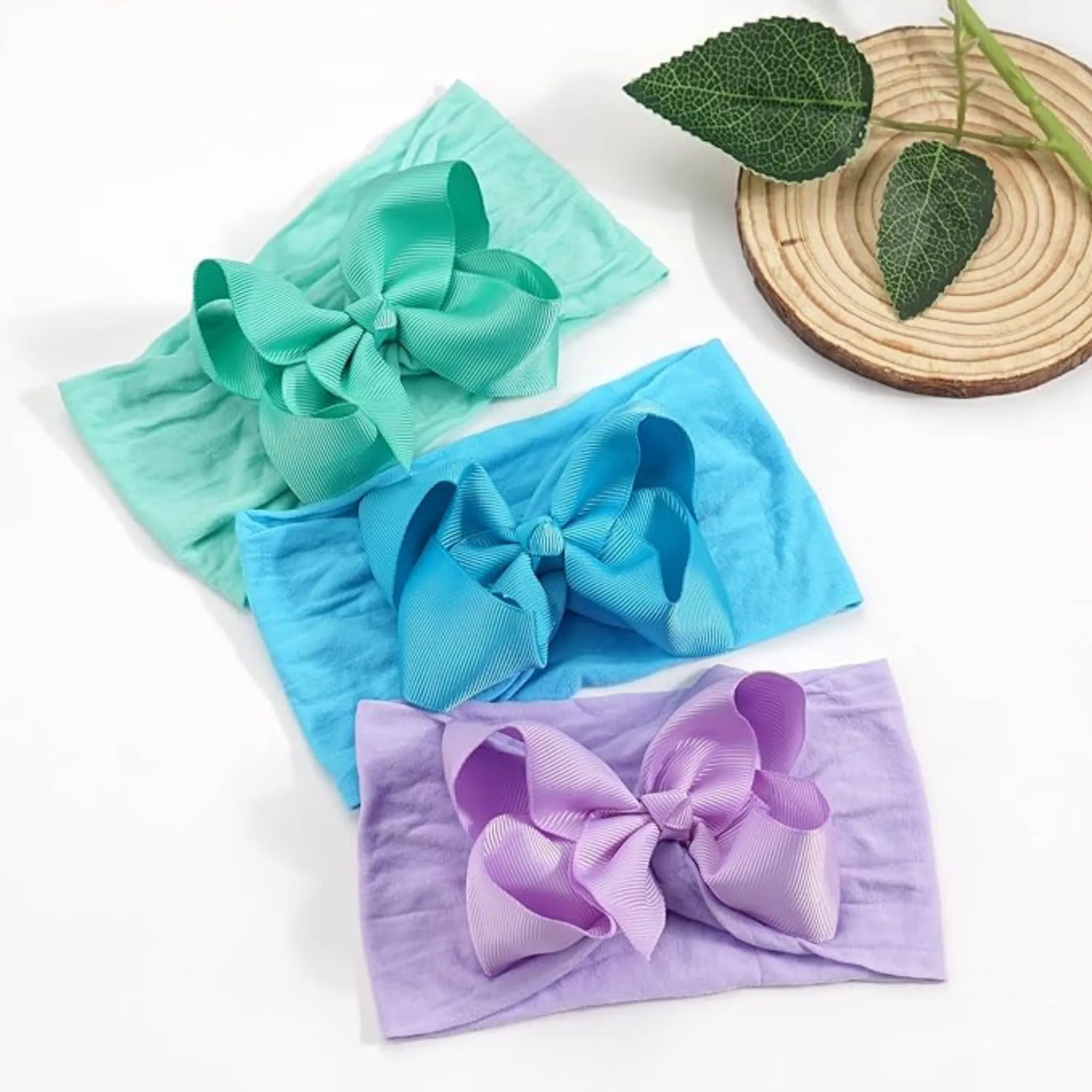 Orange Turban Bow Headband