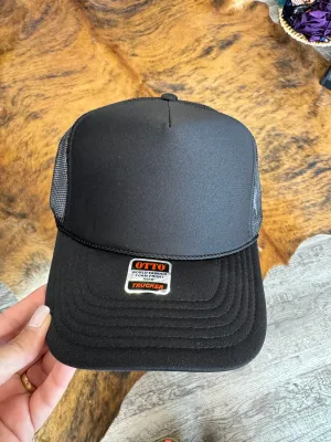 Otto Black Trucker Hat