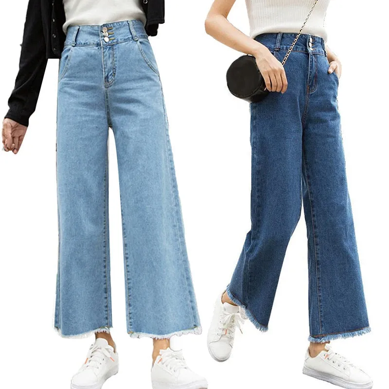 Pantalon Femme Vintage Taille Haute
