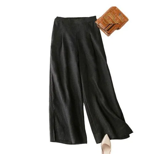 Pantalon Vintage Blanc Femme