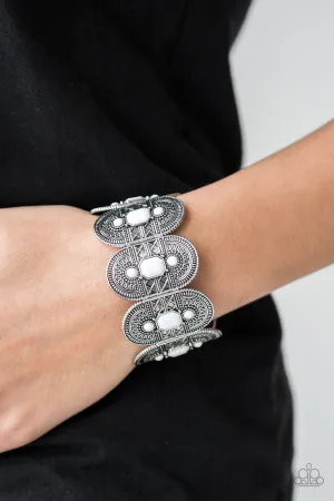 Paparazzi Accessories - Turn Up The TROPICAL Heat - White Bracelet