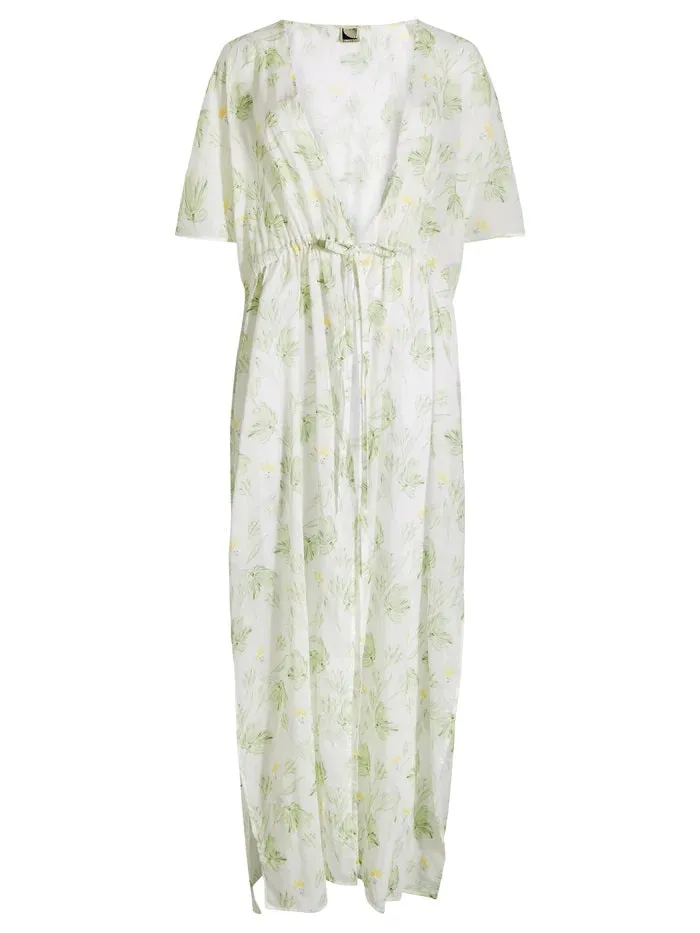 Parasol Rose Celia Cotton Voile Beach Cover Up