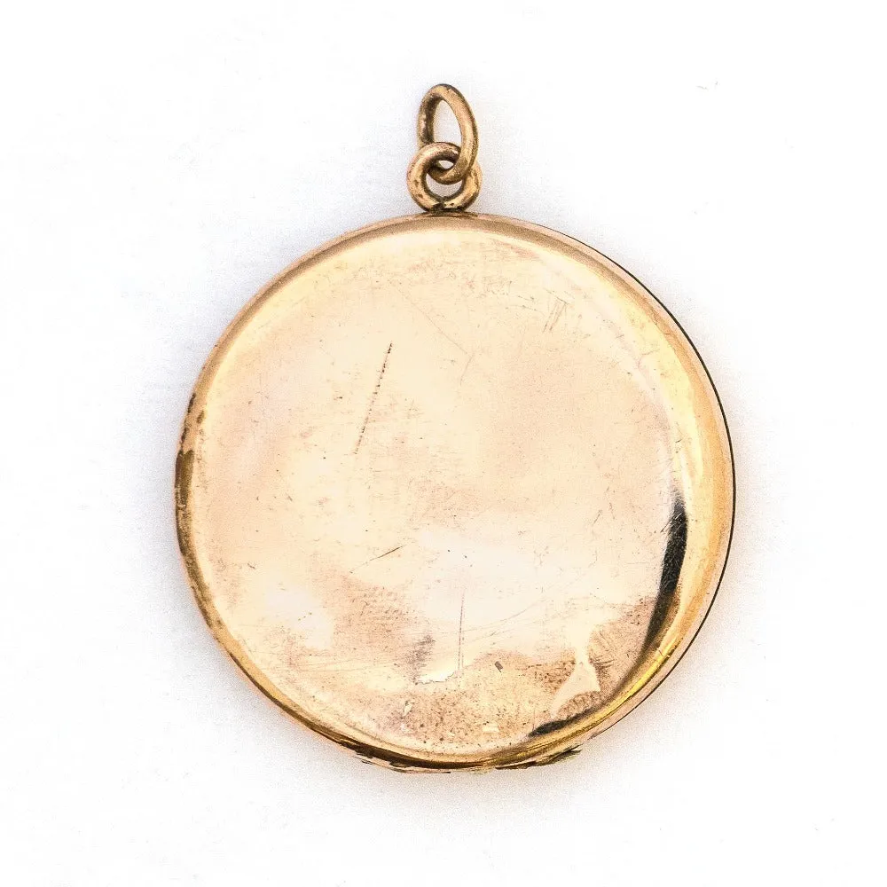 Pearl & Opal Moon and Stars Locket