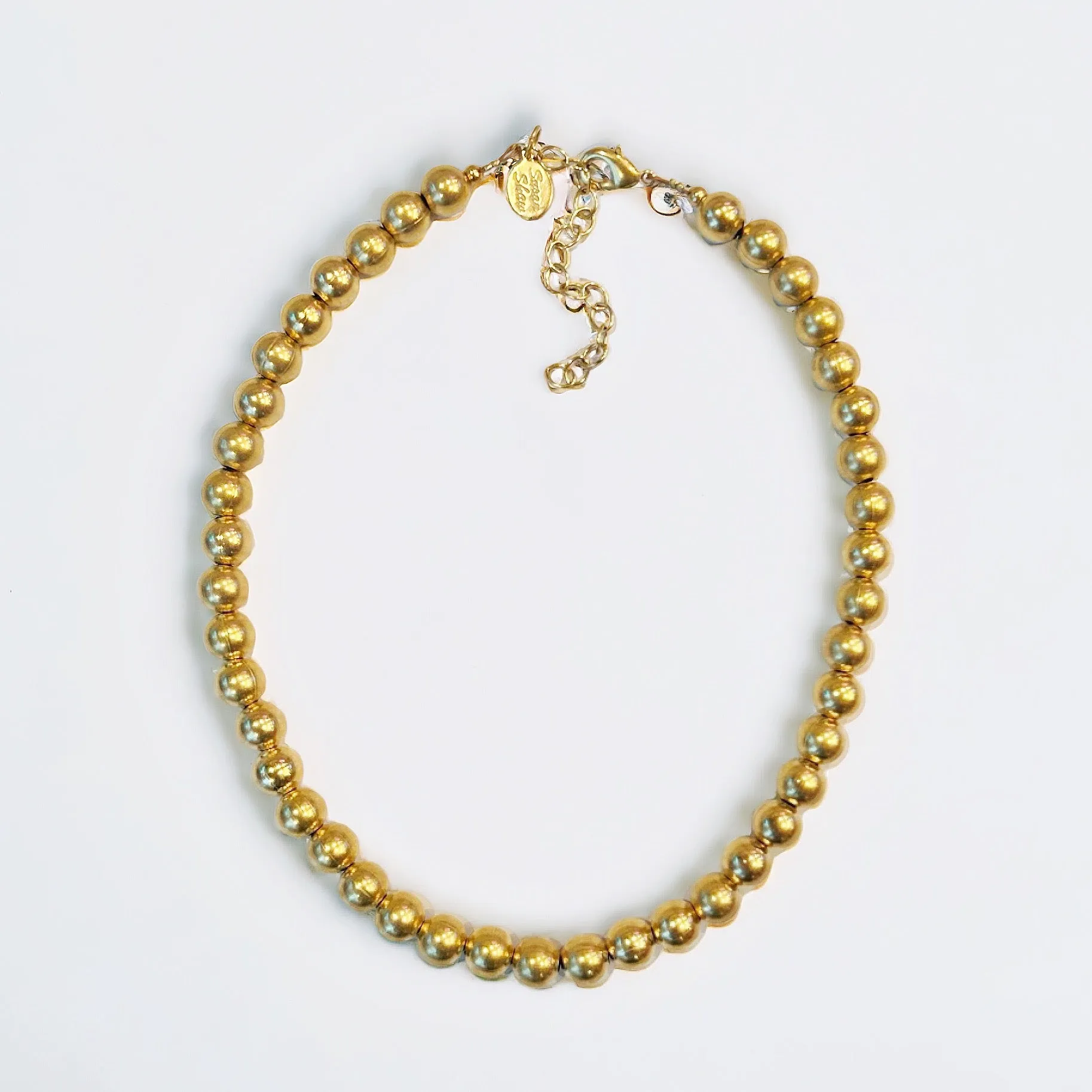 Pearls of Gold Susan Shaw Necklace
