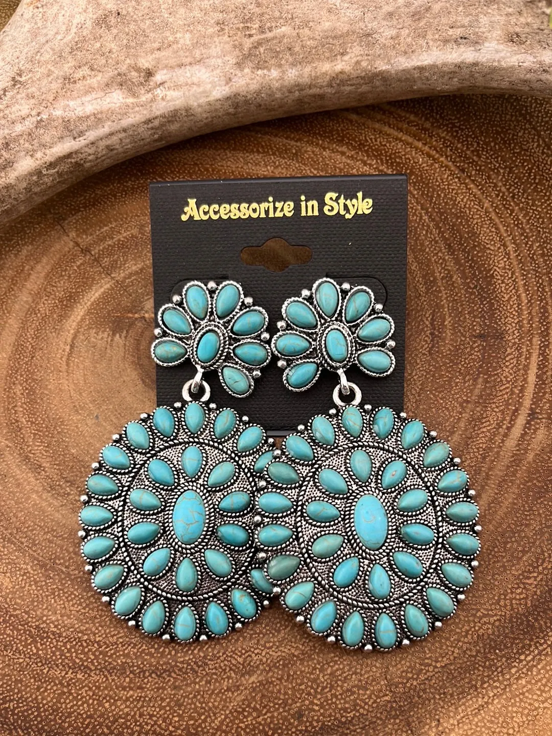 Penelope Large Cluster Earrings