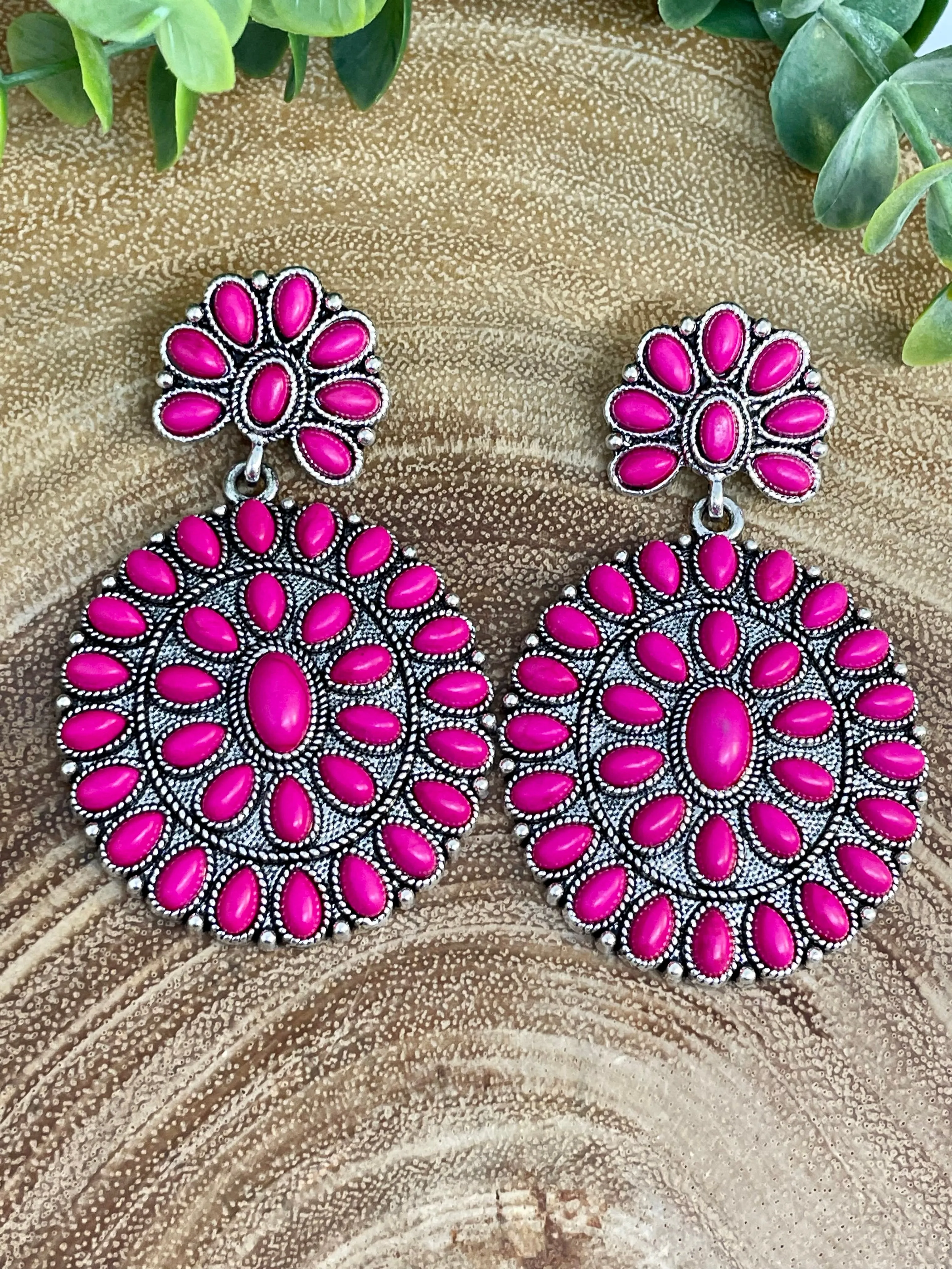 Penelope Large Cluster Earrings