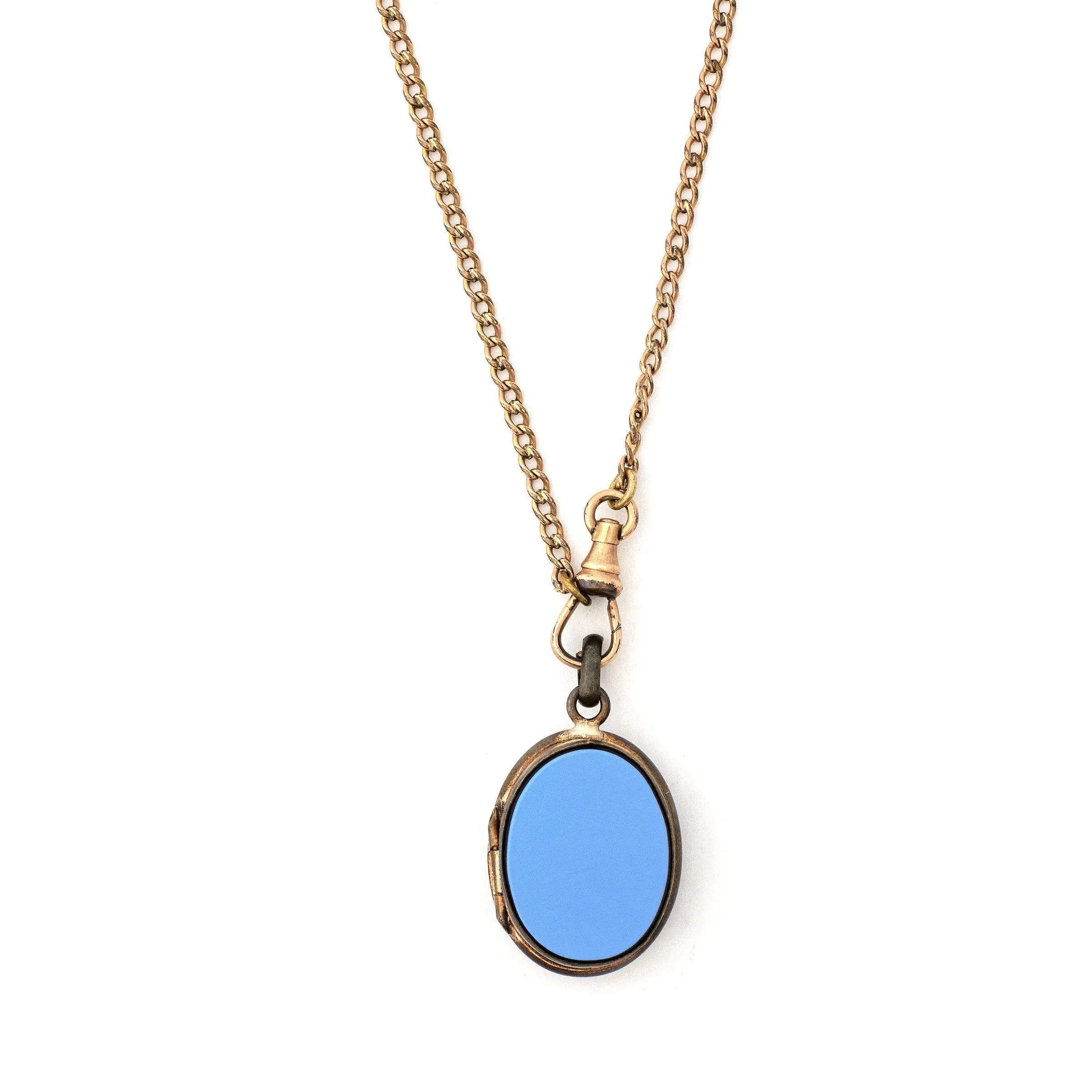Periwinkle Agate Locket