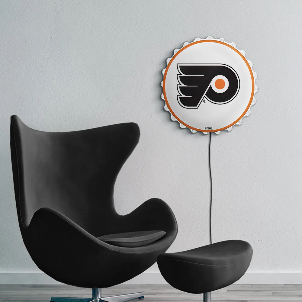 Philadelphia Flyers: Bottle Cap Wall Light