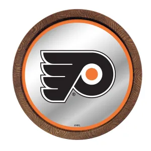 Philadelphia Flyers: Mirrored Barrel Top Wall Sign