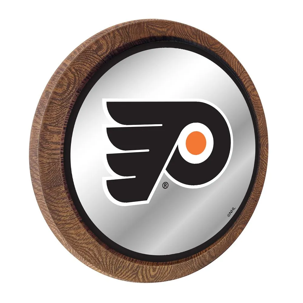 Philadelphia Flyers: Mirrored Barrel Top Wall Sign