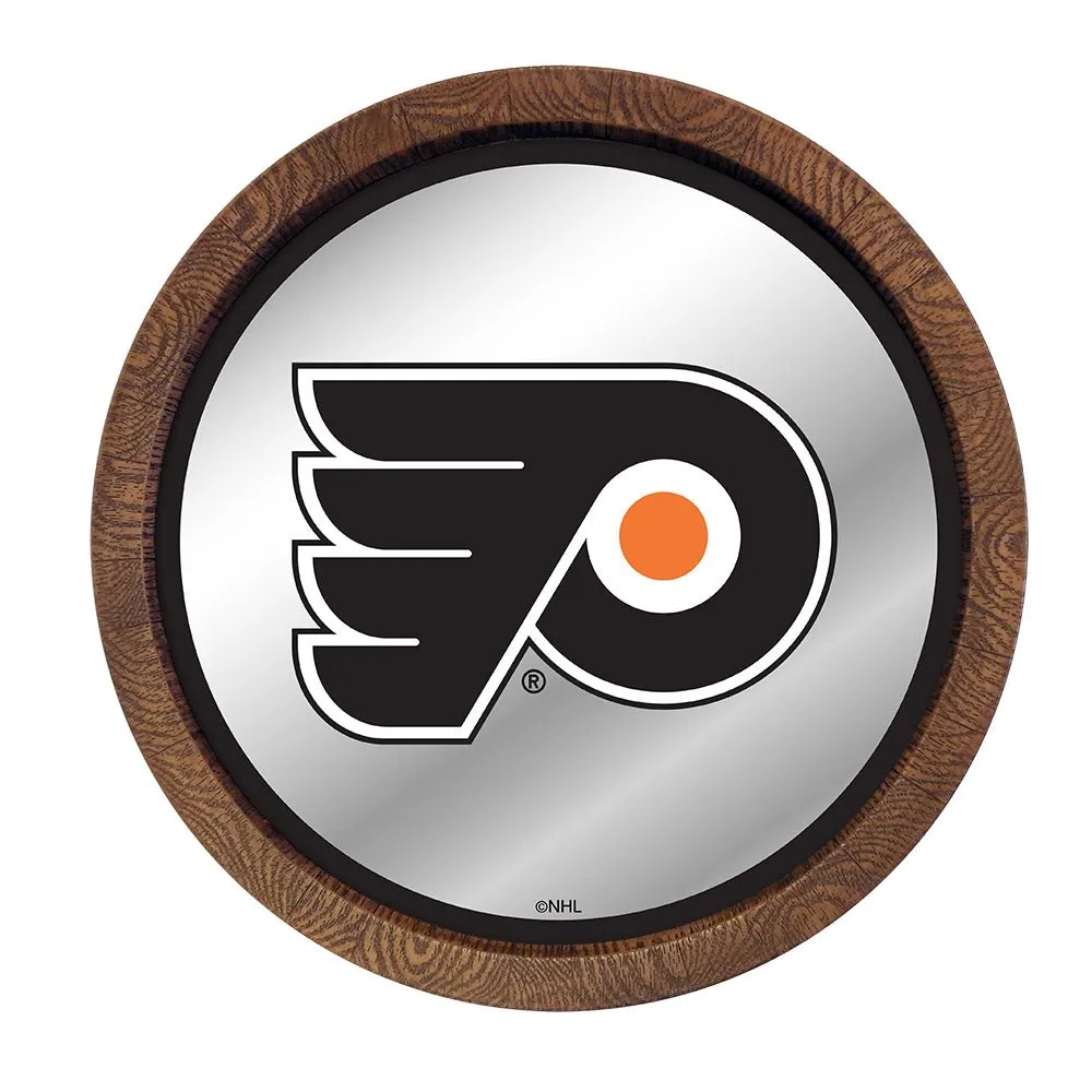 Philadelphia Flyers: Mirrored Barrel Top Wall Sign